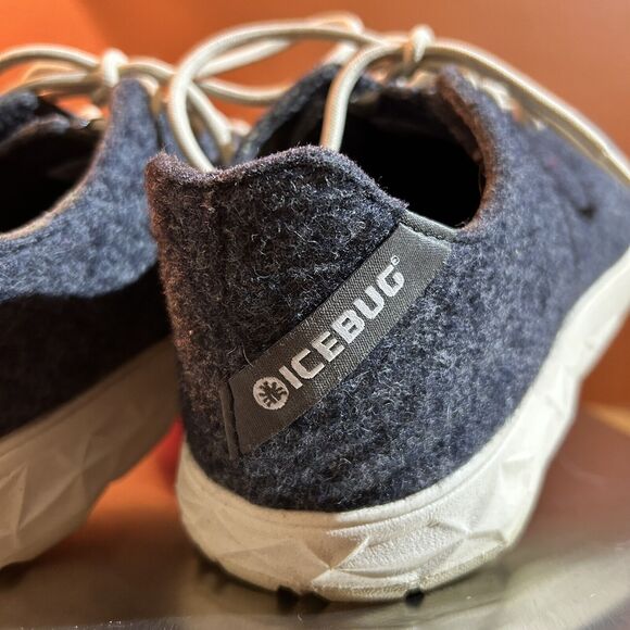 Icebug EIDE Wool Biosole Walking Shoe Blue Gray Mens Sz US 7 EU 40 - Picture 9 of 10